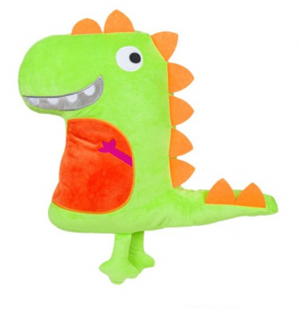Corturi, cutii depozitare si textile pentru copii - Pernă decorativă pentru copii cu design Dinozaur