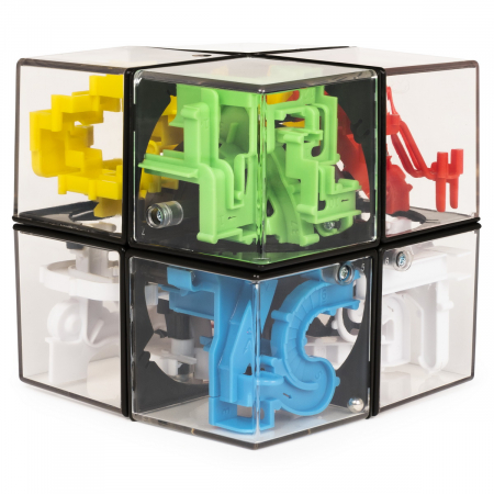 Perplexus hybrid cub rubik 2x2 cu 100 de obstacole [6]