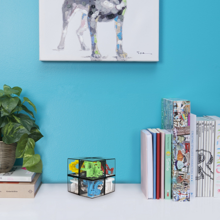 Perplexus hybrid cub rubik 2x2 cu 100 de obstacole [7]