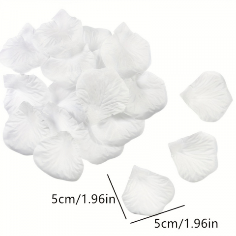 Petale artificiale de trandafir pentru activitati craft, diverse culori.100 piese, 5 cm [1]