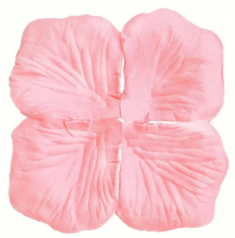 Petale artificiale de trandafir pentru activitati craft, diverse culori.100 piese, 5 cm [0]