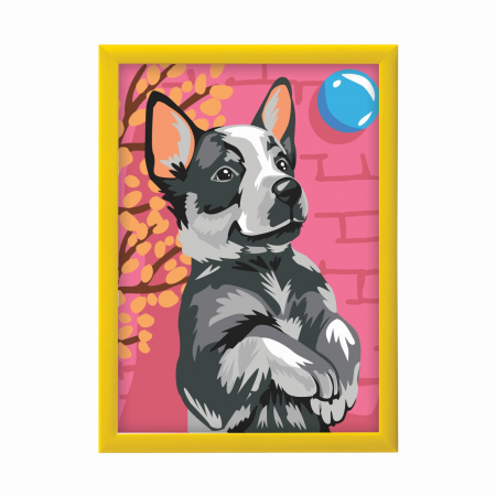 Picteaza si inrameaza husky jucaus [4]