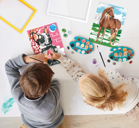 Picteaza si inrameaza husky jucaus [6]