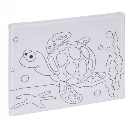 Produse art & craft-Lucru manual - Pictura pe panza (canvas) –Broasca testoasa