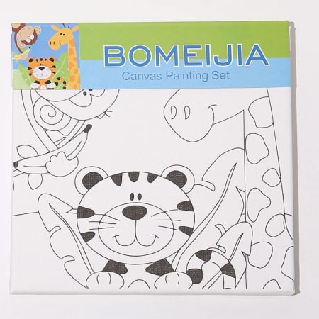 Pictura pe panza canvas cu rama din lemn-animale jungla [0]