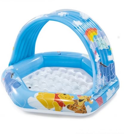 Sport & Activitati in aer liber - Piscina gonflabila pentru copii cu acoperis Winnie