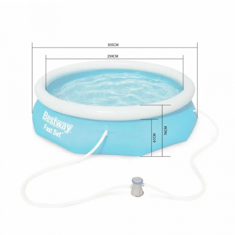 Piscina gonflabila cu pompa de filtrare inclusa,305x76 cm, 3800 litri [3]