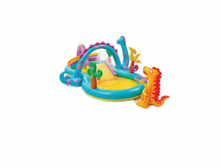 Piscine copii - Piscina gonflabila pentru copii Dinoland cu accesorii incluse