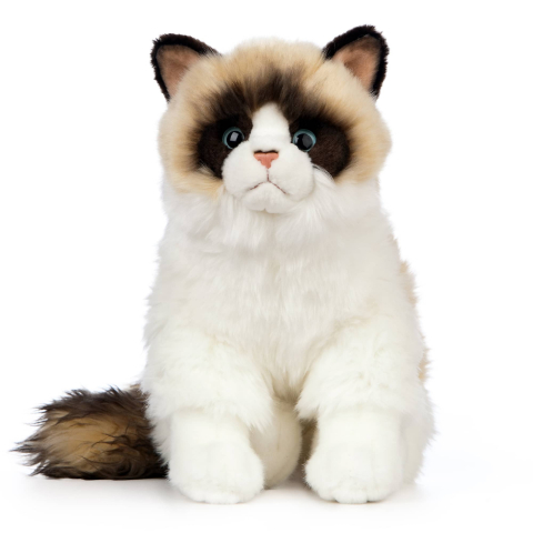 Pisică Ragdoll de pluș 25 cm – Living Nature [2]