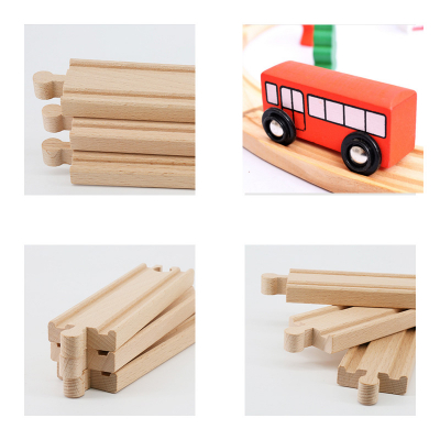 Pista de lemn cu masinute si accesorii - 25 piese [4]