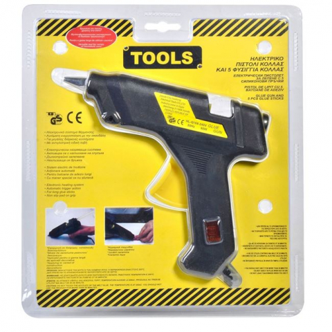 Pistol lipire la cald cu baton silicon 11.2mm,5 rezerve incluse,240V 50 hZ 60W [1]