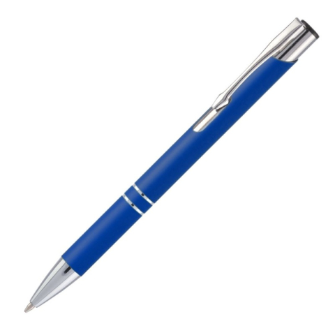 Instrumente de scris - Pix cu bila Office-Cover Cosko Soft 1.0 mm, cu mecanism, corp metalic catifelat, pentru personalizare
