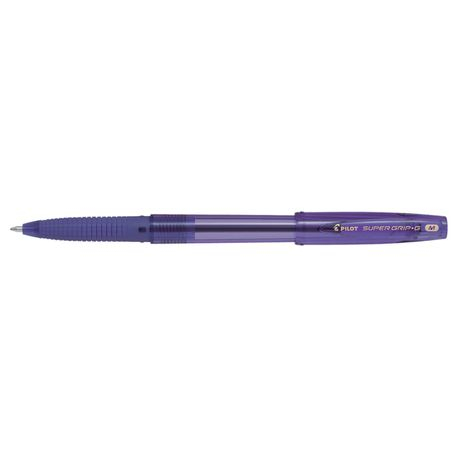 Papetarie & Birotica - Pix cu bila Supergrip G Pilot 1.0 mm varf gros cu capac violet