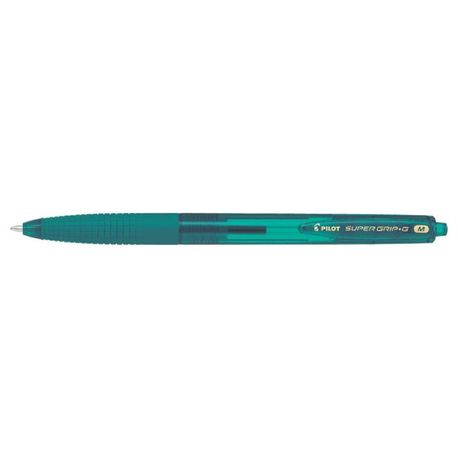 Papetarie & Birotica - Pix cu bila Supergrip G Pilot 1.0 mm varf gros retractabil bleu verde inchis