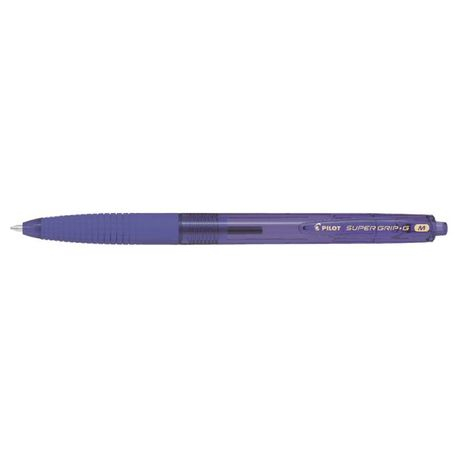 Papetarie & Birotica - Pix cu bila Supergrip G Pilot 1.0 mm varf gros retractabil bleu violet