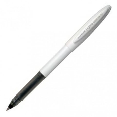 Papetarie & Birotica - Pix cu gel Uni-ball Signo GelStick UM-170, 0.7mm, cu capac, corp alb, scris negru