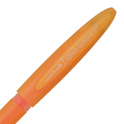 Pix cu gel Uni-ball Signo GelStick UM-170, 0.7mm, cu capac,scris portocaliu fluorescent [1]