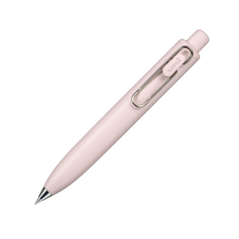 Pix gel Uni-ball UMN-SP-05 One P, 0.5 mm, model Peach milk, cerneala neagra [1]