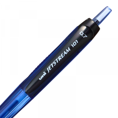 Pix Jetstream Uni-ball SXN-101, 0.7 mm, cu mecanism,scris albastru, grip cauciucat [1]