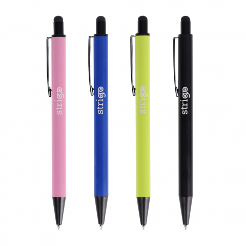 Papetarie & Birotica - Pix mecanic cu gel Strigo MODERN Touchscreen 0.7 mm,diverse culori