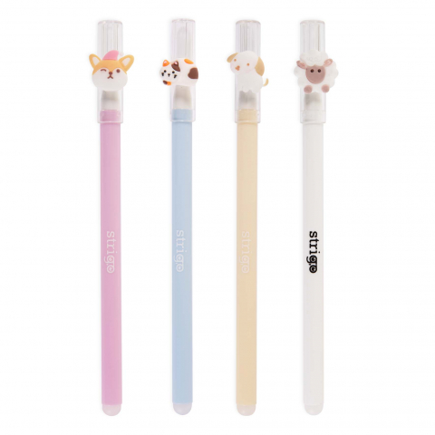 Pix Strigo cerneala cu stergere 0.5 mm,model Pets, diverse modele [4]