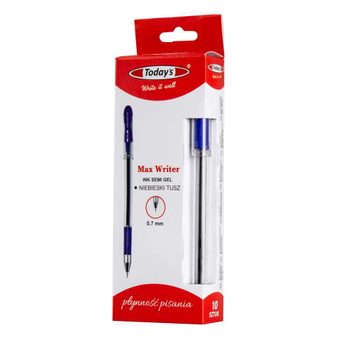 Pix TODAYS MAX WRITER semigel, albastru, 0.7 mm [3]
