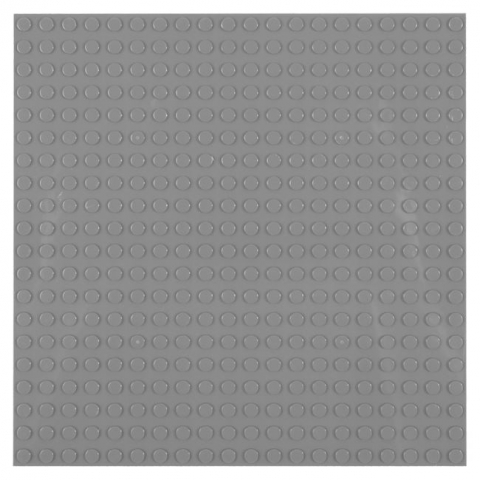 Seturi  de constructie - Placa de baza pentru constructie,gri,plastic,16x16 cm