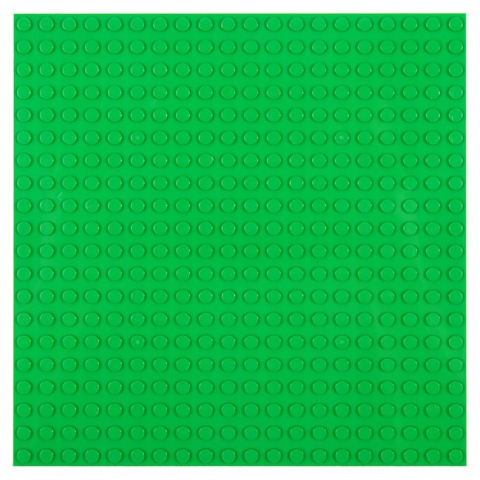 Seturi  de constructie - Placa de baza pentru constructie,verde,plastic,16x16 cm