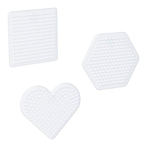 Produse art & craft-Lucru manual - Placa pentru margelele de calcat 3 forme - 3 bucati/set