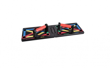 Accesorii sportive si Fitness - Placa pliabila cu 2 manere pentru flotari