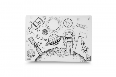 Plansa reutilizabila Funny Mat model spatiu cosmic,48x33.5 cm [1]