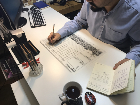 Plansa reutilizabila cu desene de colorat, model Planificator sarcini,48x33.5 cm [2]