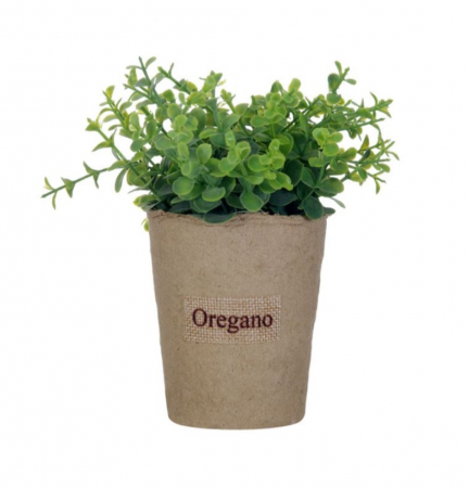 Decoratiuni - Planta artificiala Oregano  decorativa in ghiveci pentru interior