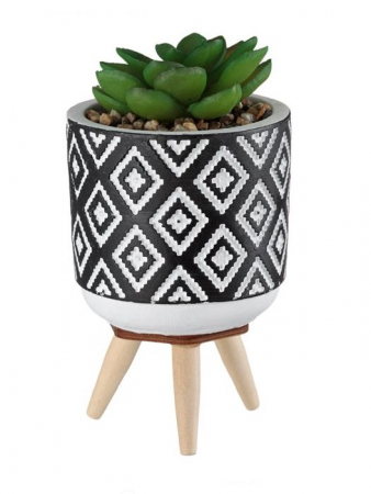 Decoratiuni - Planta decorativa artificiala in ghiveci ceramic