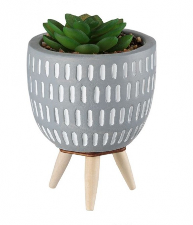 Decoratiuni - Planta decorativa artificiala in ghiveci ceramic