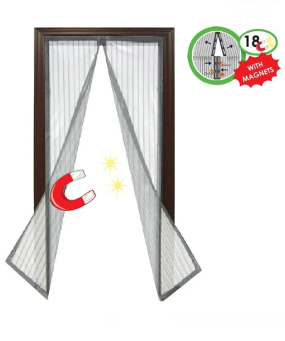 Casa si gradina - Plasa anti insecte magnetica pentru usa, 1x2.2 m