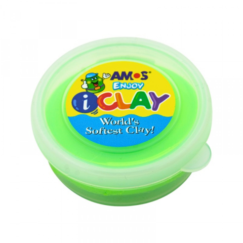 Plastilina - Plastilina iClay Enjoy fosforescenta verde,18 grame