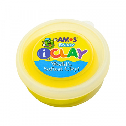 Plastilina - Plastilina iClay Enjoy-galben,18 grame