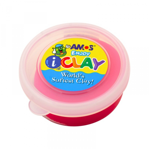 Plastilina - Plastilina iClay Enjoy-rosu,18 grame