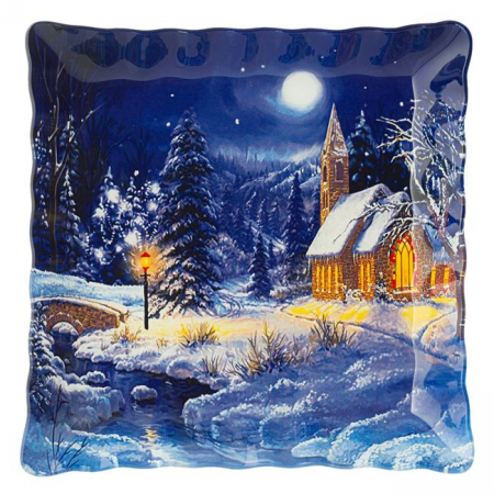 Articole pentru Craciun - Platou pentru servire Night Blue