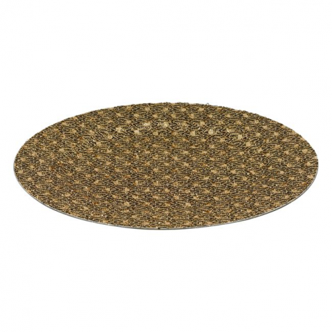 Platou rotund decorativ cu model dantelat,auriu,plastic,33 cm [1]