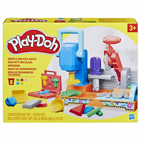 Jucarii de sortat si motricitate - PLAY DOH BANC DE LUCRU CU SCULE