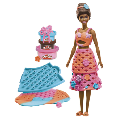 PLAY DOH BARBIE SET CREATII VESTIMENTARE ZI DE PLAJA COCHETA [10]