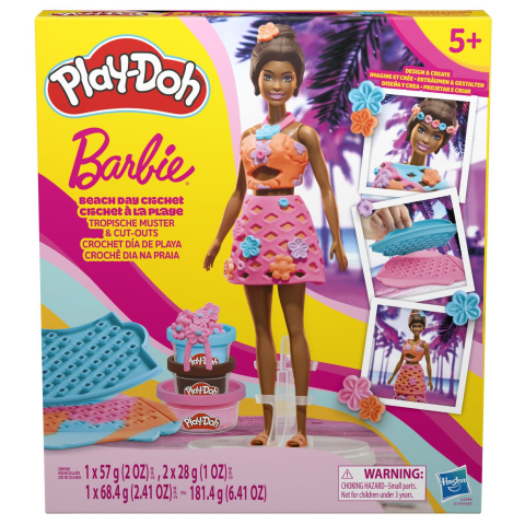 PLAY DOH BARBIE SET CREATII VESTIMENTARE ZI DE PLAJA COCHETA [2]