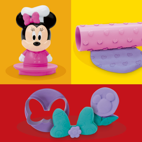 PLAY DOH DISNEY JR CLUBUL LUI MICKEY MOUSE SET BRUTARIE MINNIE MOUSE [8]