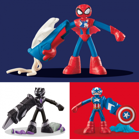 PLAY DOH MARVEL SET 3 EROI IN ACTIUNE SI ACCESORII [3]