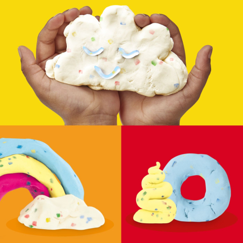 PLAY DOH SET 4 CUTII PLASTILINA CONFETI [3]