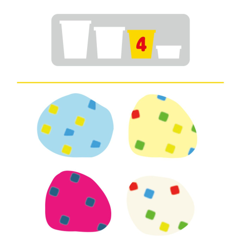 PLAY DOH SET 4 CUTII PLASTILINA CONFETI [6]