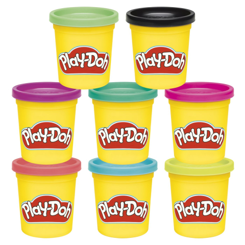 PLAY DOH SET 8 CUTII DE PLASTELINA CULORI VIBRANTE [1]