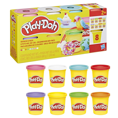 PLAY DOH SET 8 CUTII DE PLASTELINA CURCUBEU [3]